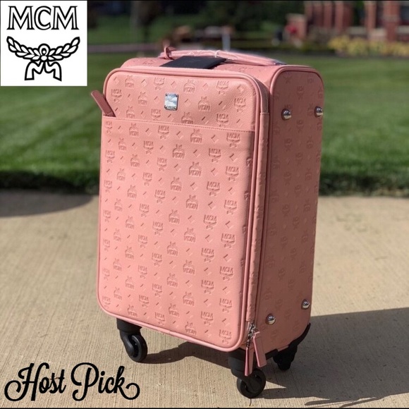 MCM Handbags - MCM Ottomar Monogrammed Leather Trolley